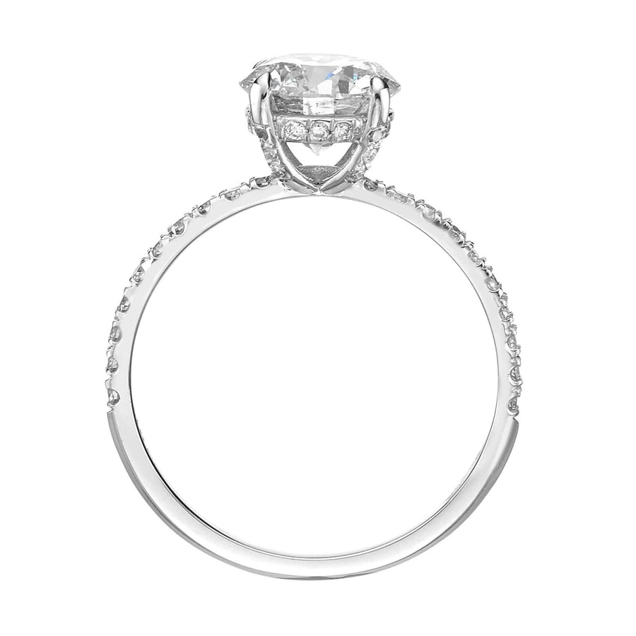 2.01 ct Round Brilliant Cut Diamond Engagement Ring - BenzDiamonds