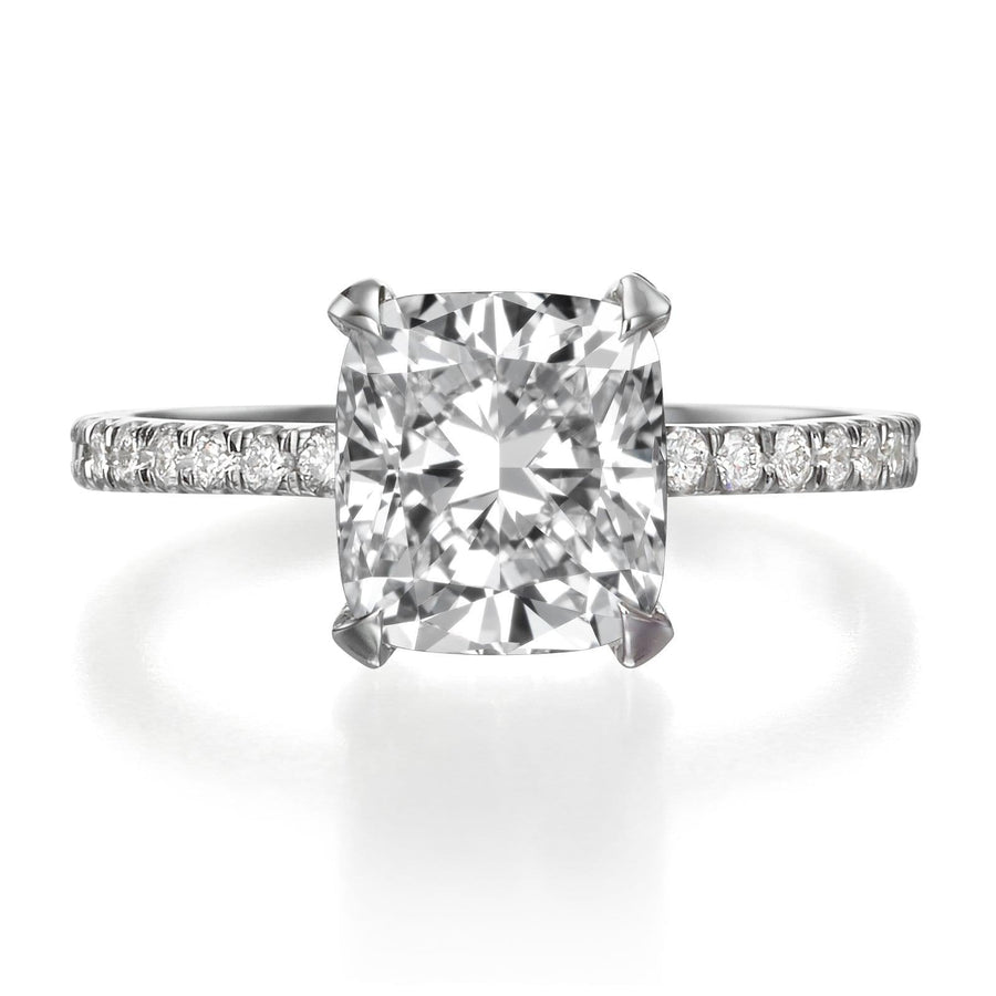 2.61 ct Cushion Cut Diamond Engagement Ring - BenzDiamonds