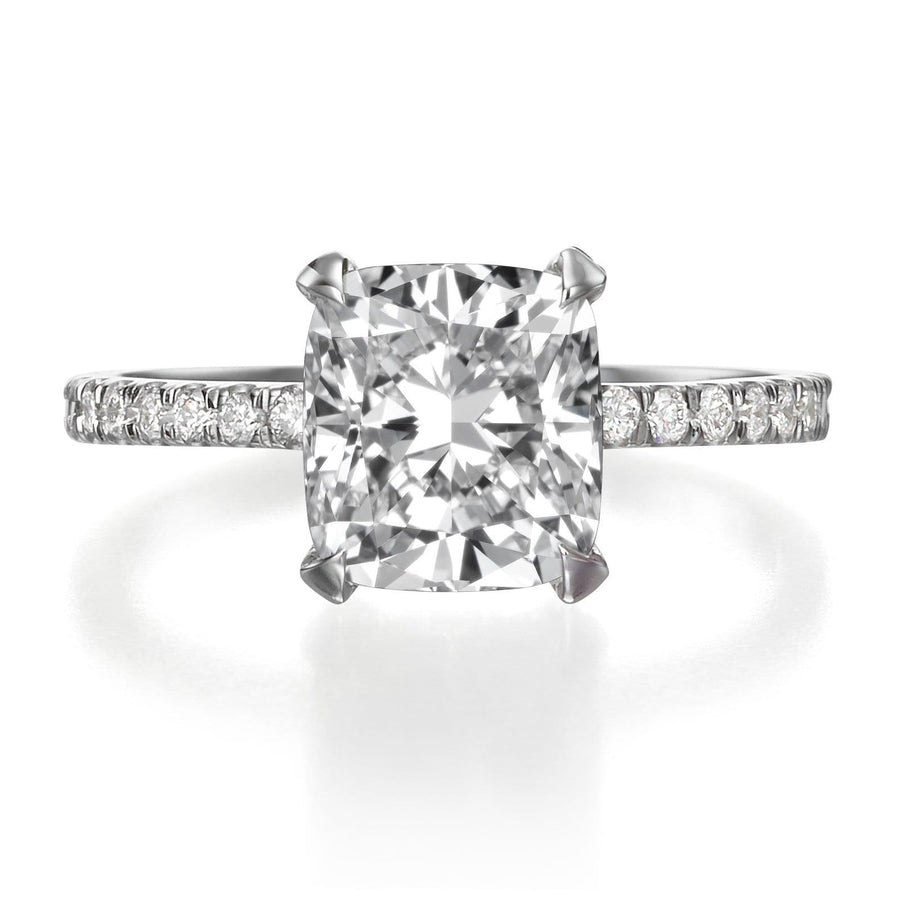 2.61 ct Cushion Cut Diamond Engagement Ring - BenzDiamonds