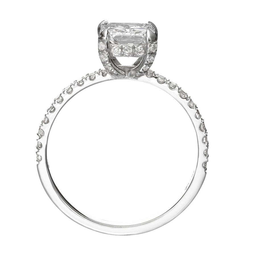 1.55 ct Cushion Cut Diamond Engagement Ring - BenzDiamonds