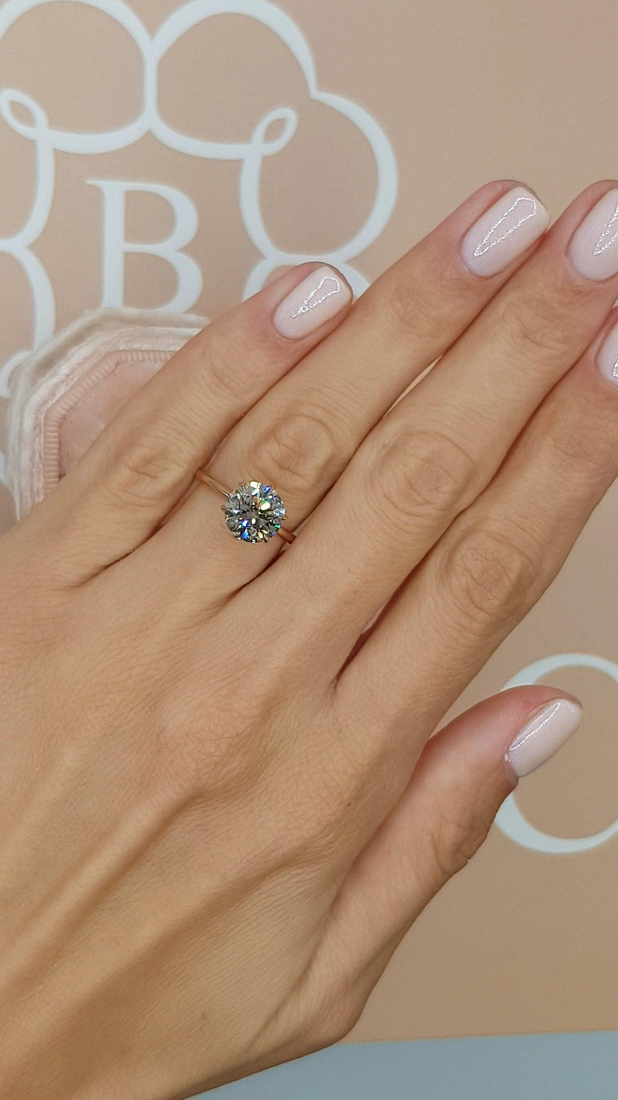 2.50 Carat Round Brilliant Cut Diamond Engagement Ring - BenzDiamonds