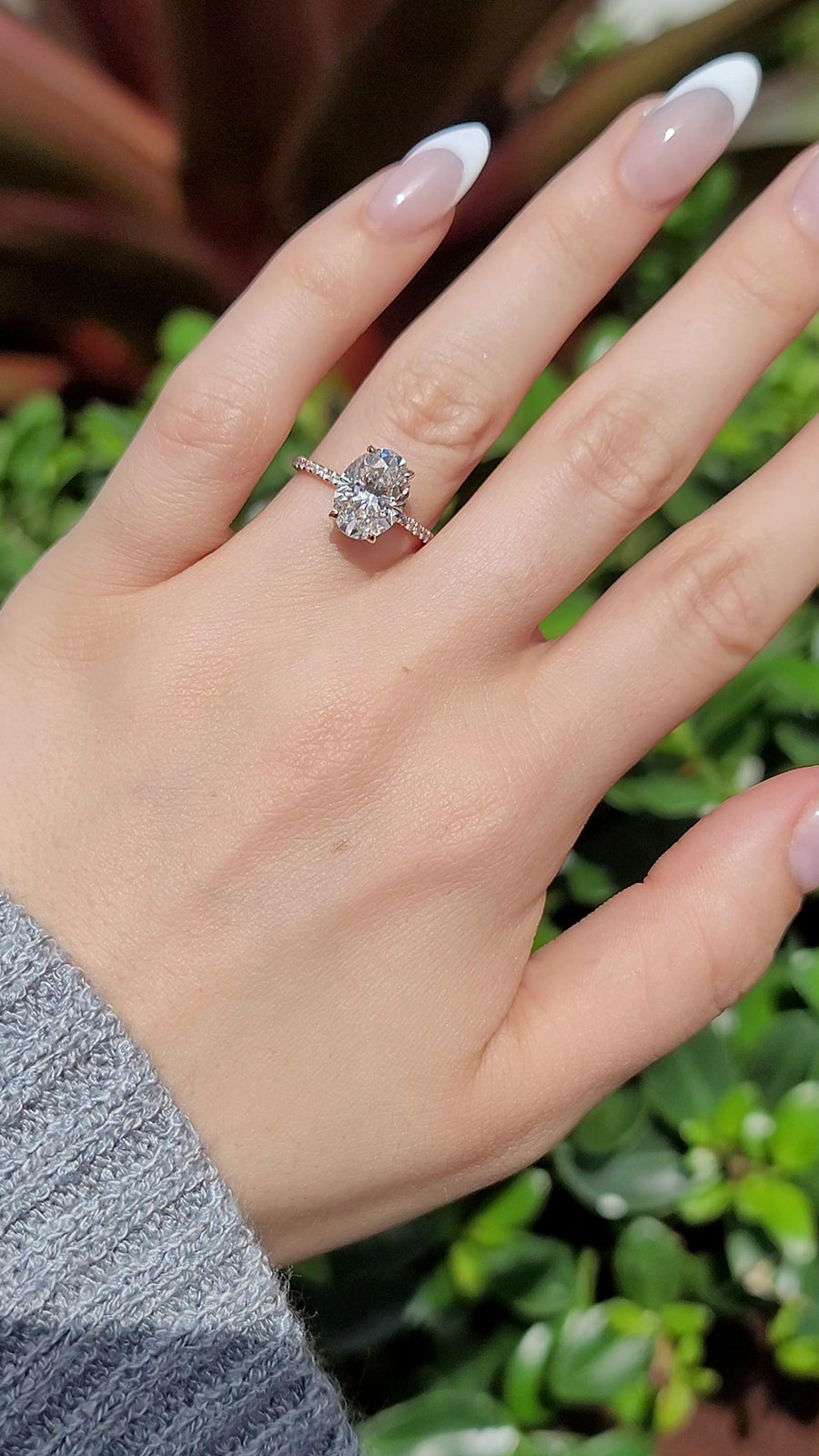 3.5 carat oval diamond ring hotsell