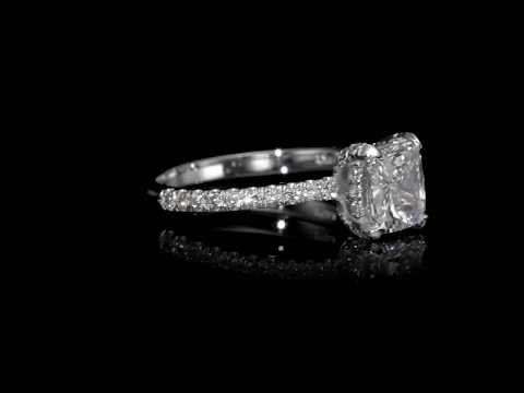1.55 ct Cushion Cut Diamond Engagement Ring
