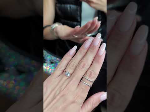 1.50 Carats Lab Grown Round Brilliant Cut Solitaire Diamond Engagement Ring in Rose Gold