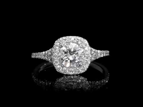1.55 ct Round Cut Diamond Engagement Ring