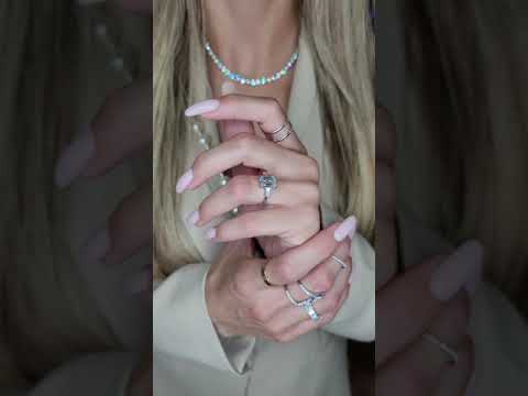 3.39 Carats Lab Grown Emerald Cut with Baguettes Three Stone Diamond Engagement Ring