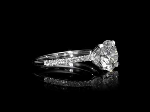 2.31 ct Round Brilliant Cut Diamond Engagement Ring