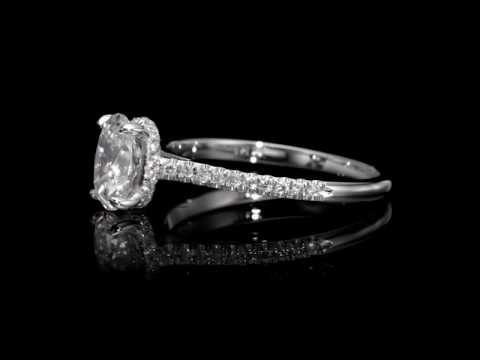 1.50 ct Oval Cut Diamond Engagement Ring