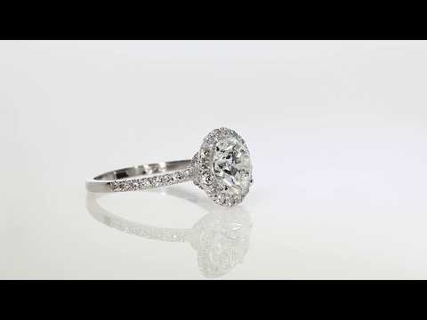 2.06 ct Round Cut Diamond Engagement Ring