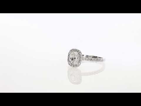 1.76 ct Cushion Cut Diamond Engagement Ring
